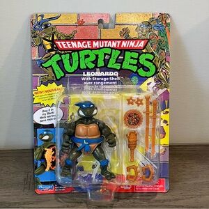 Teenage Mutant Ninja Turtles (Playmates 2022) - Leonardo WITH Storage Shell
